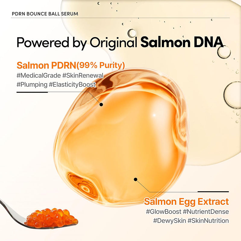 Newyuo™ Salmon PDRN Serum Wrinkles, Firmness & Hydration, Fragrance-Free, for All Skin Types