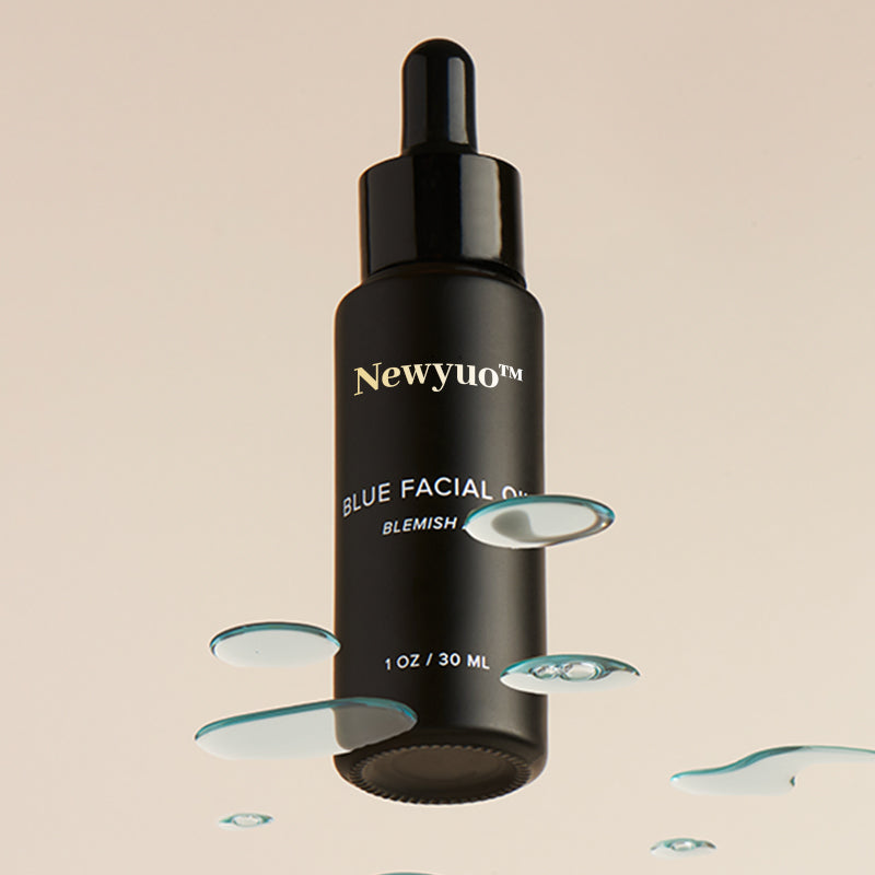 Newyuo™ Blue Facial Oil, Anti-Aging, Blemish & Breakout Control, For Normal, Combination & Oily Skin