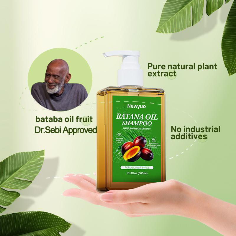 Newyuo Batana Oil & Rosemary Shampoo - Nourishing Volumizing Shampoo for Men and Women - Cleanses the scalpļ¼Reduces hair loss, repairs damage and aids hair growth