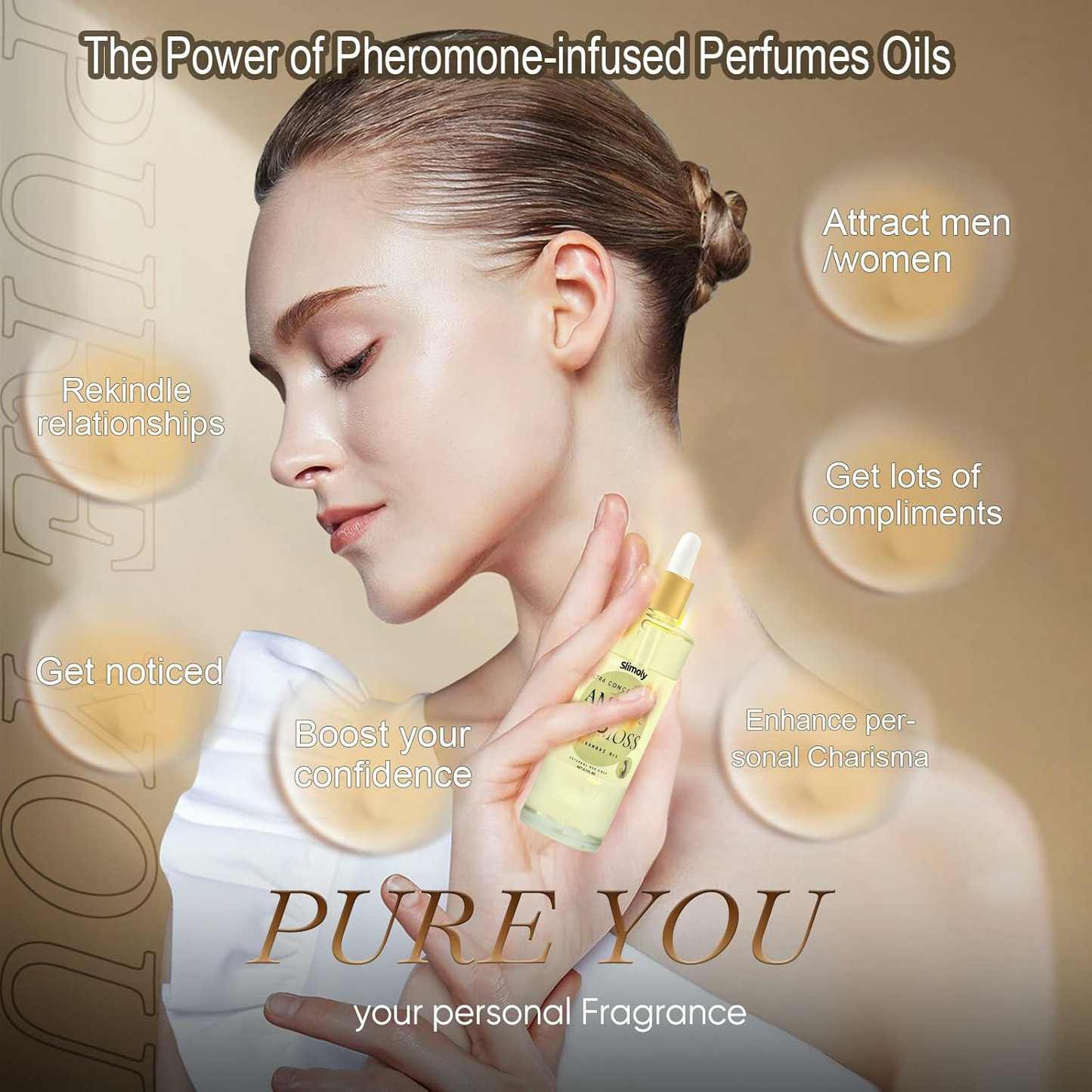 Pheromone Perfume oils - Nourishes Skin Moisture Long Lasting