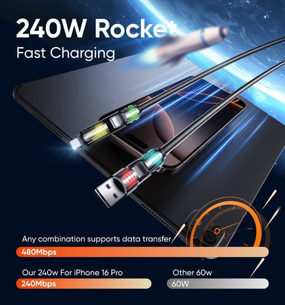 🔥Today only 50% off ⚡4-in-1 USB Charging Cable mFish fast charging
