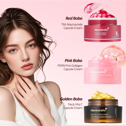 🔥🔥🔥Final 3 hours 75% OFF:🌸Mix & Match Boba Cream Set