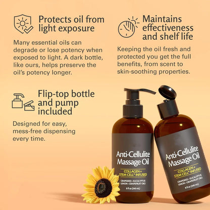 Final 3 Hours: 60%OFF🔥Naturals Cellulite Massage Oil