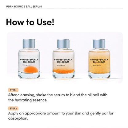 Newyuo™ Salmon PDRN Serum Wrinkles, Firmness & Hydration, Fragrance-Free, for All Skin Types